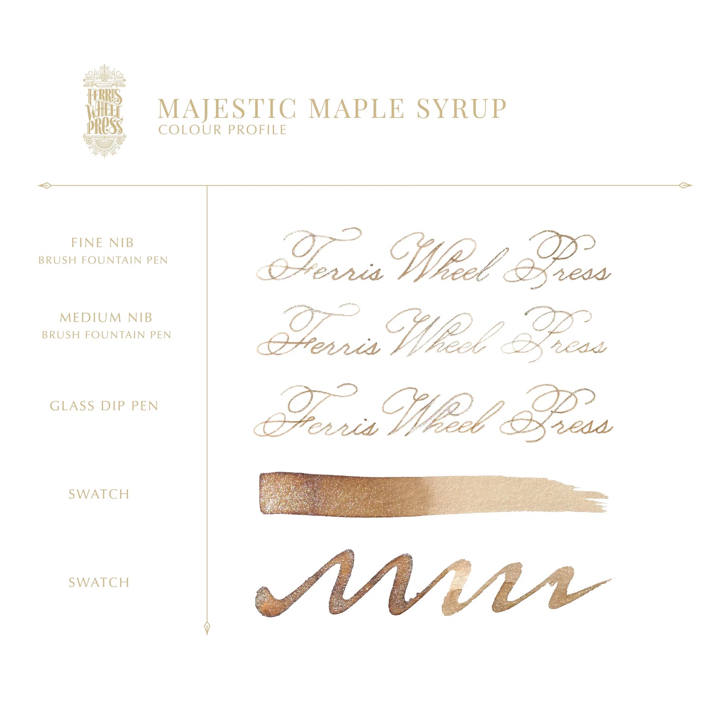 Ferris Wheel Press - Majestic Maple Syrup Ink 38 ml
