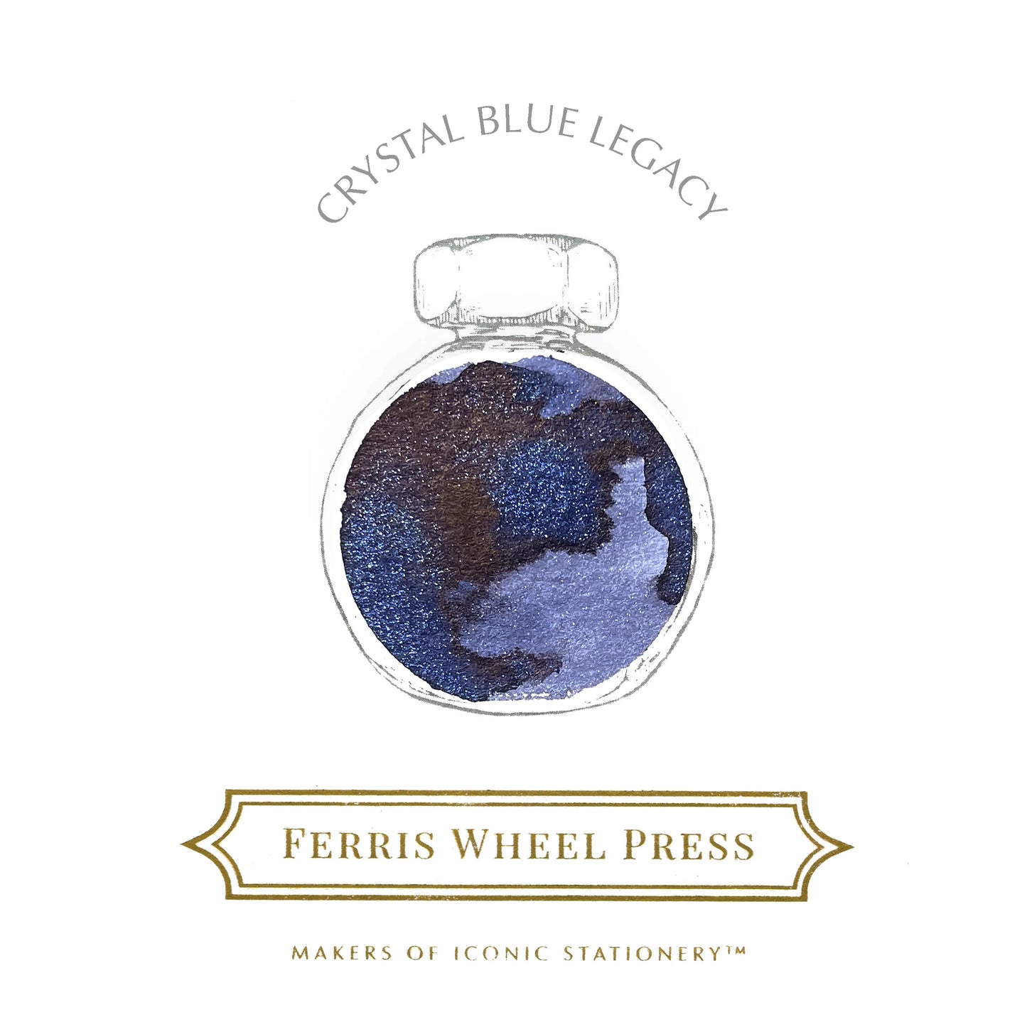 Ferris Wheel Press - Crystal Blue Legacy Ink 38 ml