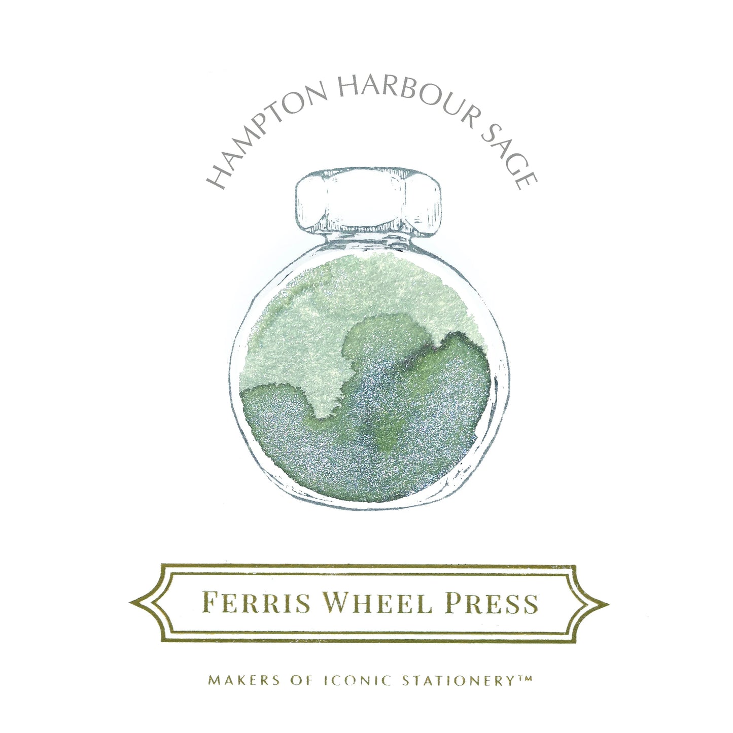 Ferris Wheel Press - Hampton Harbour Sage Ink 38 ml