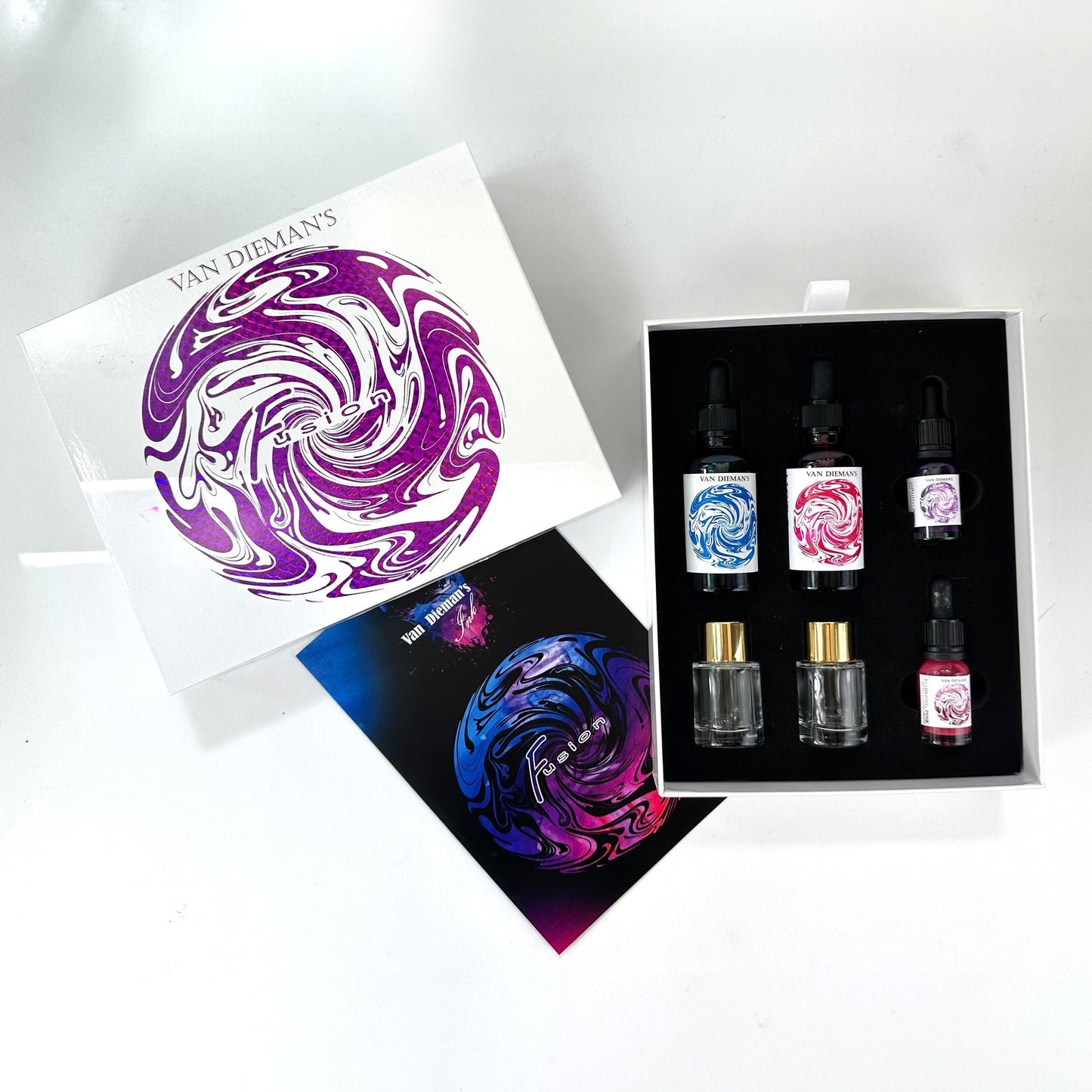 Van Dieman’s Fusion - Fountain Pen Ink Mixing Kit - The Purple Pack