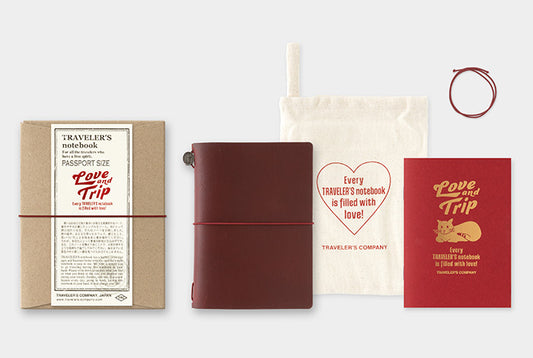 TRAVELER'S COMPANY - Notebook Starter Kit - Limited Edition 2025 - LOVE AND TRIP