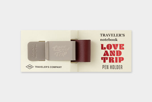 TRAVELER'S COMPANY Notebook LOVE AND TRIP Edition - Pen Holder