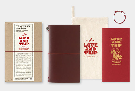 TRAVELER'S COMPANY - Notebook Starter Kit - Limited Edition 2025 - LOVE AND TRIP