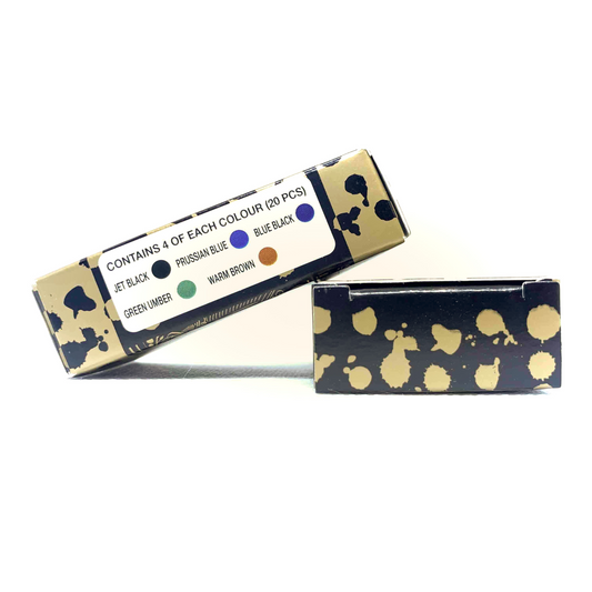 Diamine Short Standard Ink Cartridges - Pack of 20 Mixed Colours