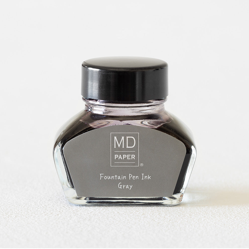 Midori MD Bottled Ink - Grey - Fountain Pen Ink