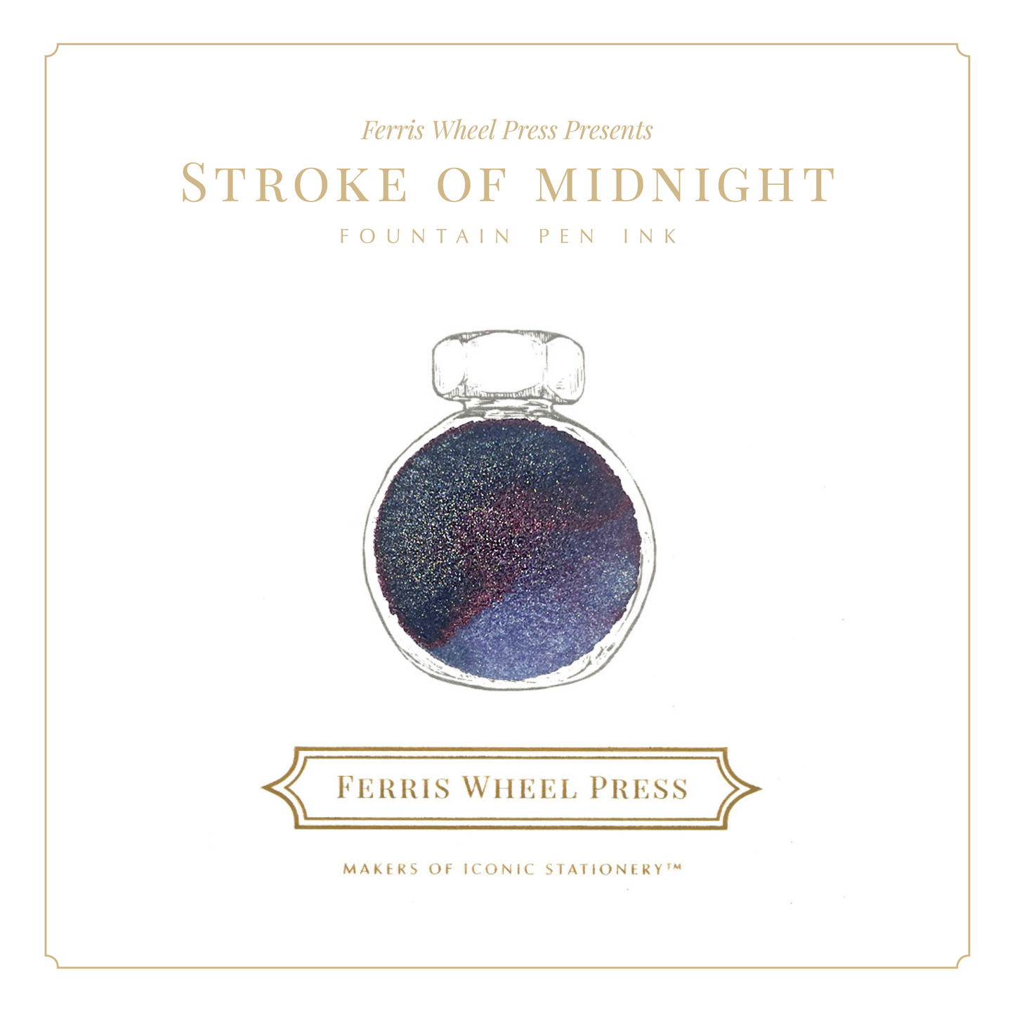 Ferris Wheel Press - Stroke of Midnight Ink 38 ml