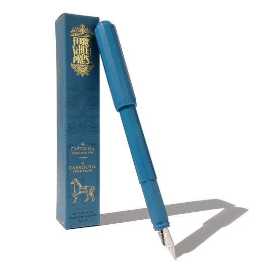 Ferris Wheel Press - Tattler's Teal - The Carousel Fountain Pen