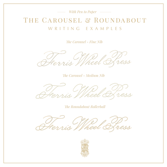 Ferris Wheel Press - French Vanilla - The Roundabout Rollerball Pen