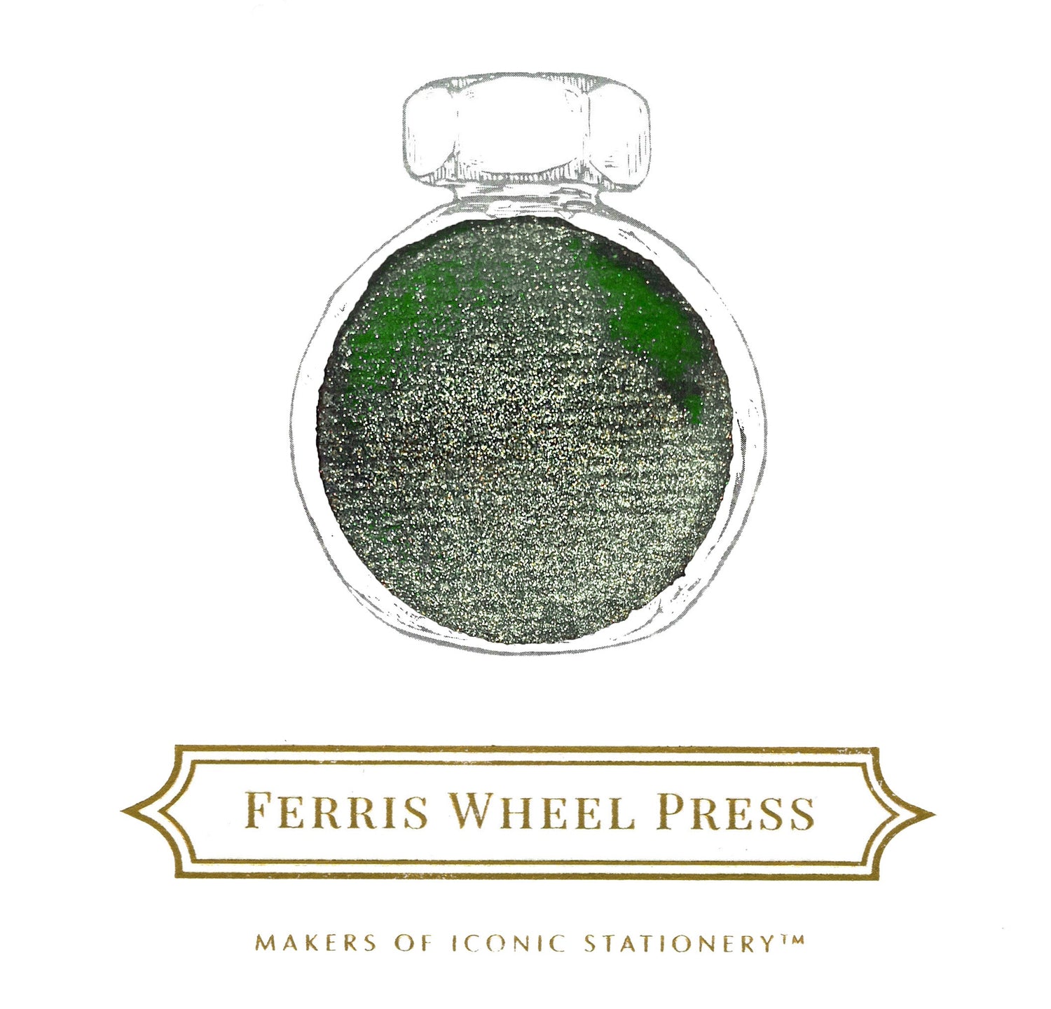 Ferris Wheel Press - Moonlit Jade Ink 38 ml – ink'd Pens