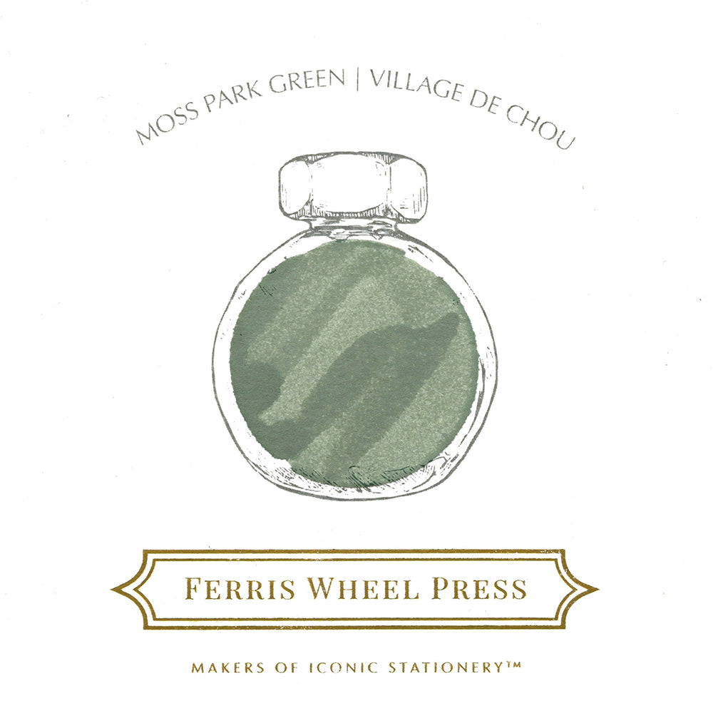 Ferris Wheel Press - Moss Park Green Ink 38 ml