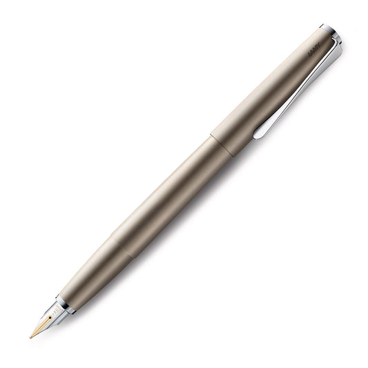 LAMY studio Fountain Pen - Palladium 14K Gold Inlaid Nib