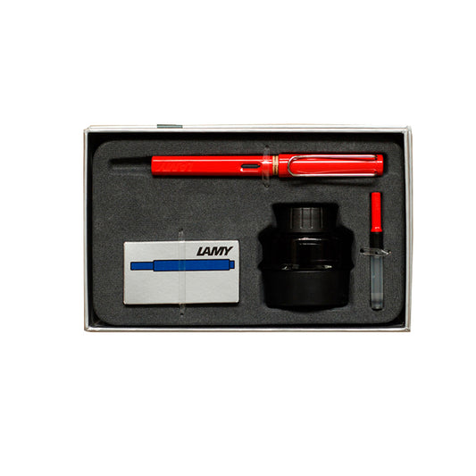 LAMY Safari Red - Gift Pack