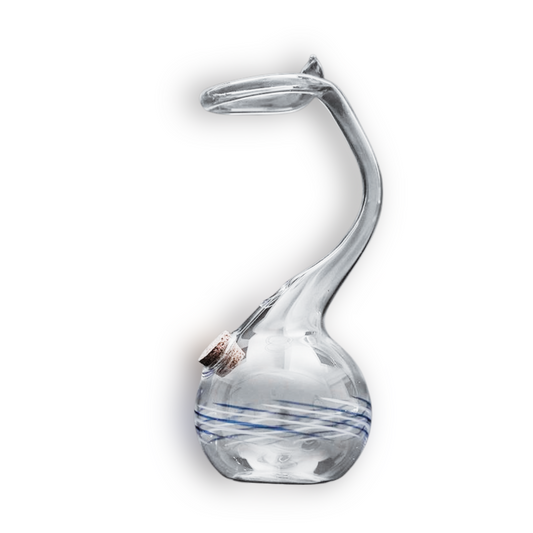 Glass Dip Pen Holder & Inkwell