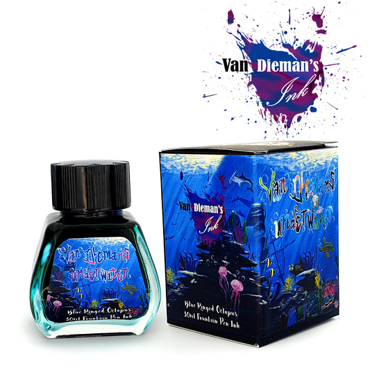 Van Dieman’s Blue Ringed Octopus - High Saturation Fountain Pen Ink