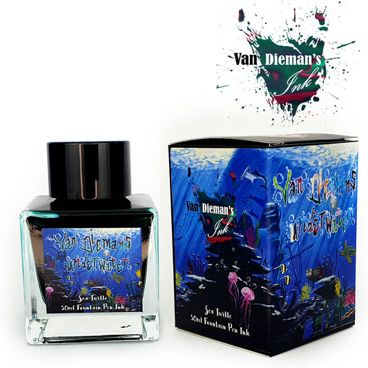 Van Dieman’s Sea Turtle - High Saturation Fountain Pen Ink