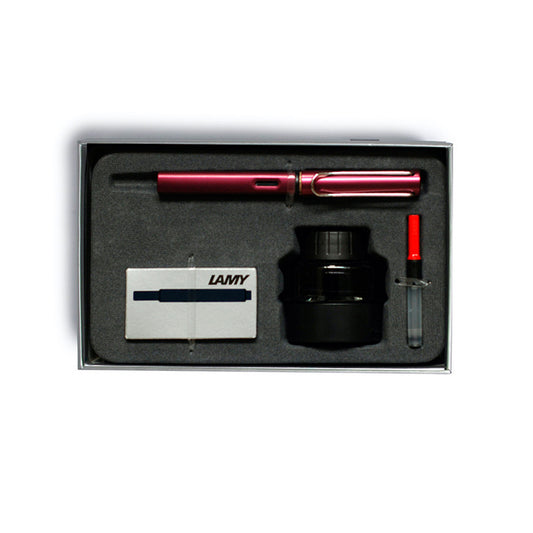 LAMY AL-star Fountain Pen Gift Pack - Black Purple