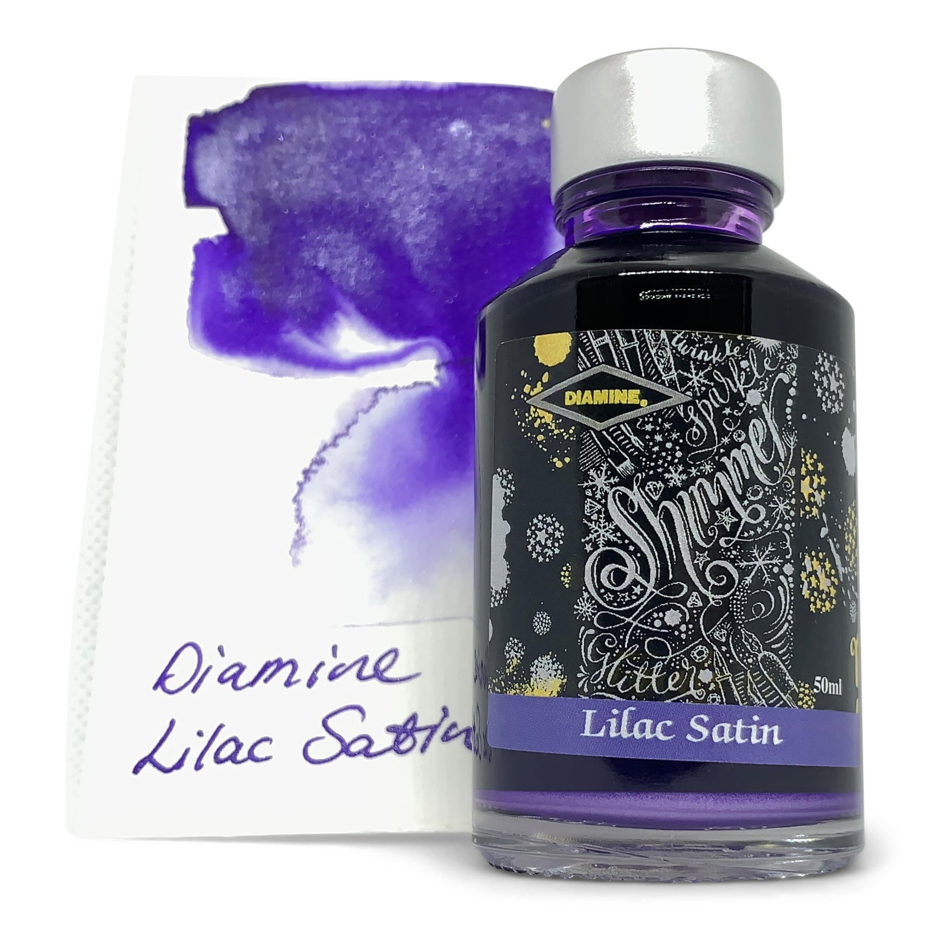 Diamine Lilac Satin - Shimmer Ink – ink'd Pens