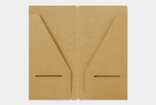 TRAVELER'S COMPANY Notebook Regular Insert 020 - Kraft Paper Folder