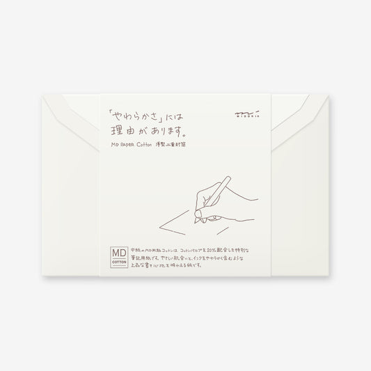 Midori MD Cotton Envelopes - Pack of 8