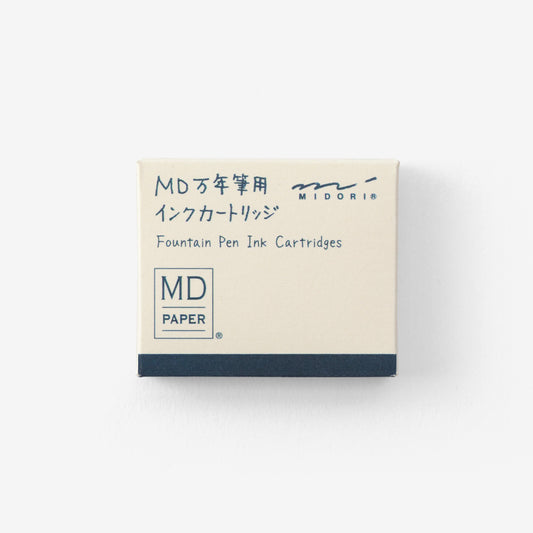 Midori MD Fountain Pen Ink Cartridge - Pack of 6