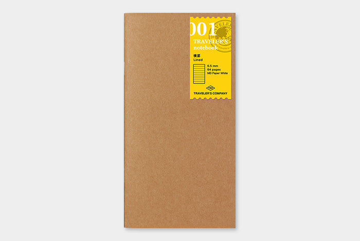 Traveler's Company Notebook Regular Refill 001 - Lined