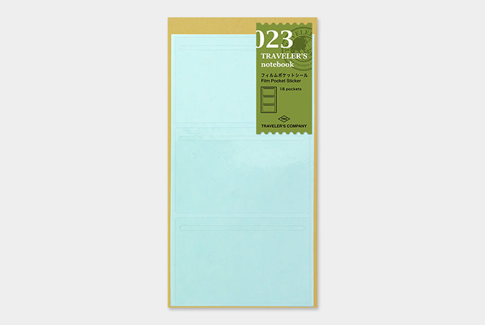 Traveler's Company Notebook Regular Accessory 023 - Film Pocket Sticker