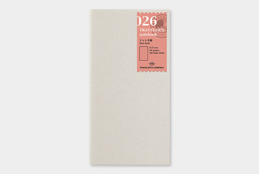 TRAVELER'S COMPANY Notebook Regular Insert 026 - Dot Grid